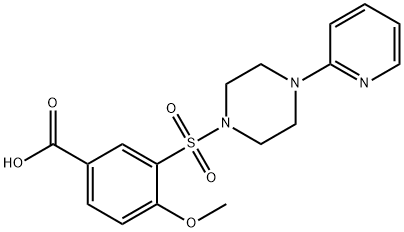 4-甲氧基-3-{[4-(吡啶-2-基)哌嗪-1-基]磺酰基}苯甲酸