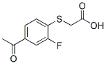 [(4-ACETYL-2-FLUOROPHENYL)THIO]ACETIC ACID