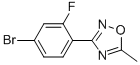 3-(4-Bromo-2-fluorophenyl)-5-methyl-1,2,4-oxadiazole