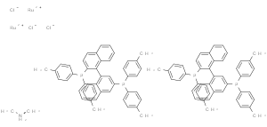 (R)-[(RUCL(T-BINAP))2(Μ-CL)3[NH2ME2]