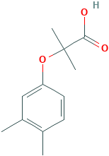 2-(3,4-dimethylphenoxy)-2-methylpropanoic acid