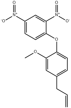 Benzene, 1-(2,4-dinitrophenoxy)-2-methoxy-4-(2-propenyl)- (9CI)