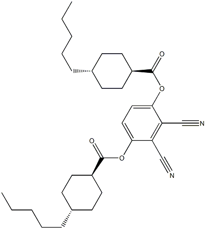 2,3-二氰基-1,4-亚苯基双([反式(反式)]-4-戊基-环己烷羧酸)酯