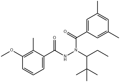 N'-(3,5-dimethylbenzoyl)-N'-(2,2-dimethylpentan-3-yl)-3-methoxy-2-methylbenzohydrazide