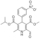 5-Isopropyl-3-methyl 2-formyl-1,4-dihydro-6-methyl-4-(3-nitrophenyl)-3,5-pyridinedicarboxylate