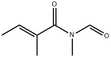 2-Butenamide, N-formyl-N,2-dimethyl-, (E)- (9CI)