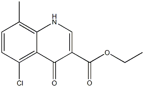 5-氯-4-羟基-8-甲基喹啉-3-羧酸乙酯