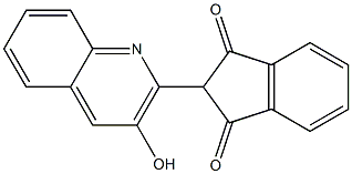 2-(3-羟基-2-喹啉基)茚满-1,3-二酮