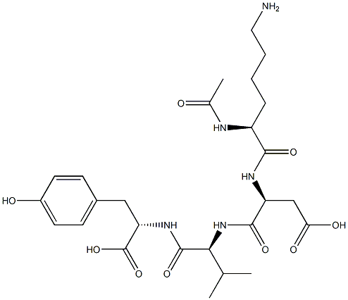 N2-乙酰基-L-赖氨酰-L-α-天冬氨酰基-L-缬氨酰基-L-酪氨酸