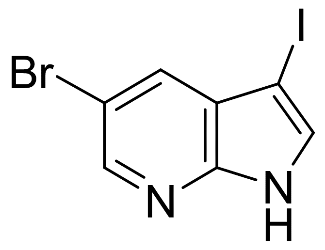 3-Bromo-5-iodo-7H-pyrrolo[2,3-b]pyridine