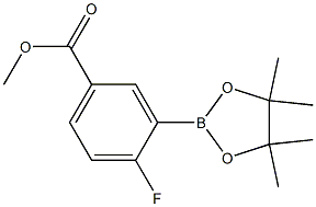 2-Fluoro-5-(Methoxycarbonyl)benzeneboronic acid pinacol ester, 96%