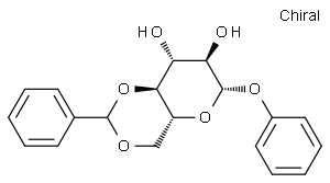 (-)-(4,6-O-亚苄基)苯基-β-D-吡喃葡萄糖苷