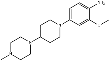 2-甲氧基-4-[4-(4-甲基-1-哌嗪基)-1-哌嗪基]-盐酸苯胺