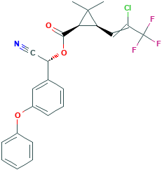 (1R,3R)-3-[(1Z)-2-Chloro-3,3,3-trifluoro-1-propen-1-yl]-2,2-dimethylcyclopropanecarboxylic Acid (R)-