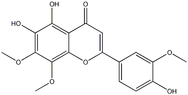 5,6-Dihydroxy-2-(4-hydroxy-3-methoxyphenyl)-7,8-dimethoxy-4H-1-benzopyran-4-one