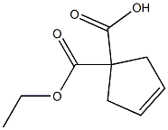 1-(乙氧基羰基)-3-环戊烯-1-羧酸