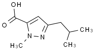 1-METHYL-3-(2-METHYLPROPYL)-1H-PYRAZOLE-5-CARBOXYLIC ACID