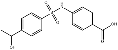 4-[4-(1-hydroxyethyl)benzenesulfonamido]benzoic acid