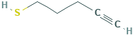 4-Pentyne-1-thiol (>)