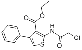 2-(2-氯-乙酰基氨基)-4-苯基-噻吩-3-羧酸乙酯