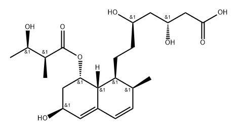 1-Naphthaleneheptanoic acid, 1,2,6,7,8,8a-hexahydro-β,δ,6-trihydroxy-8-[(2S,3R)-3-hydroxy-2-methyl-1-oxobutoxy]-2-methyl-, (βR,δR,1S,2S,6S,8S,8aR)-