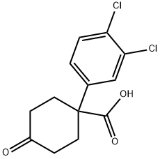 1-(3,4-二氯苯基)-4-氧代-环己酸