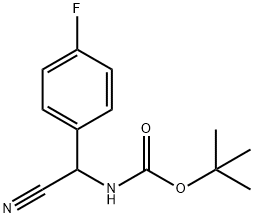 N-[氰基(4-氟苯基)甲基]氨基甲酸叔丁酯