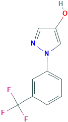 1-[3-(Trifluoromethyl)phenyl]-1H-pyrazol-4-ol