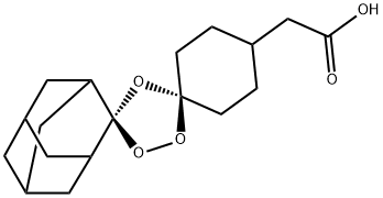 rel-2-((1R,3R,4''S,5R,5'S,7R)-二螺[金刚烷-2,3'-[1,2,4]三氧杂环戊烷-5',1'-环己烷-4''-基)乙酸