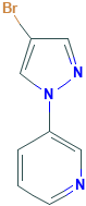 3-(4-bromo-1H-pyrazol-1-yl)pyridine