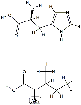 L-histidine mono[(±)-3-methyl-2-oxovalerate]