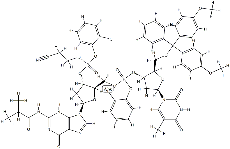 FULLY PROTECTED DEOXYNUCLEOTIDE DIMER D( TPGP)