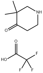 3,3-二甲基哌啶-4-酮三氟乙酸盐