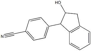 4-(2-Hydroxy-2,3-dihydro-1H-inden-1-yl)benzonitrile