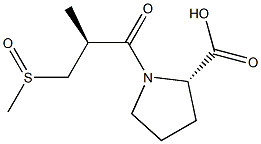 (2S)-1-[(2S)-2-Methyl-3-Methylsulfinylpropanoyl]pyrrolidine-2-carboxylic acid