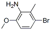 Benzenamine, 3-bromo-6-methoxy-2-methyl- (9CI)
