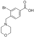 3-BROMO-4-(4-MORPHOLINYLMETHYL)BENZOIC ACID