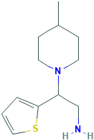 2-(4-METHYLPIPERIDIN-1-YL)-2-THIEN-2-YLETHANAMINE