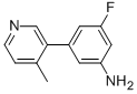 Benzenamine, 3-fluoro-5-(4-methyl-3-pyridinyl)- (9CI)