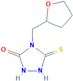 5-MERCAPTO-4-(TETRAHYDROFURAN-2-YLMETHYL)-4H-1,2,4-TRIAZOL-3-OL