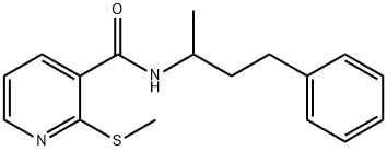 2-(methylsulfanyl)-N-(4-phenylbutan-2-yl)pyridine3-carboxamide