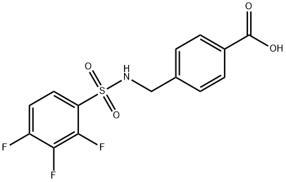 Benzoic acid, 4-[[[(2,3,4-trifluorophenyl)sulfonyl]amino]methyl]-