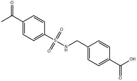 4-(4-acetylbenzenesulfonamidomethyl)benzoic acid