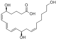 (5S,12R)-5,12,20-TRIHYDROXY-(6Z,8E,10E,14Z)-EICOSATETRAENOIC ACID