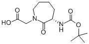 (S)-3-[(叔丁氧羰基)氨基]六氢-2-氧代-1H-氮杂卓-1-乙酸