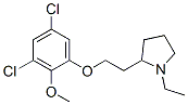 (+)-2-[2-(3,5-dichloro-2-methoxyphenoxy)ethyl]-1-ethylpyrrolidine