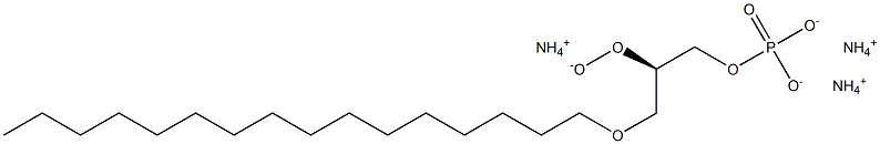1-O-HEXADECYL-2-HYDROXY-SN-GLYCERO-3-PHOSPHATE (AMMONIUM SALT);C16 LPA