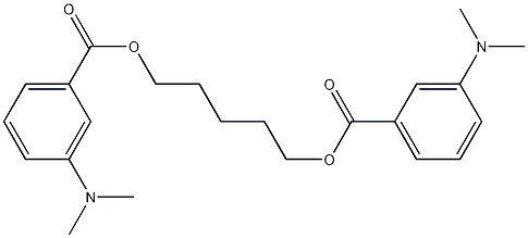 Benzoic acid, 3-(dimethylamino)-, 1,5-pentanediyl ester