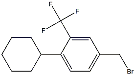 Benzene, 4-(bromomethyl)-1-cyclohexyl-2-(trifluoromethyl)-