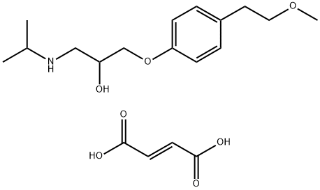 1-(isopropylamino)-3-(4-(2-methoxyethyl)phenoxy)propan-2-ol hemifumarate